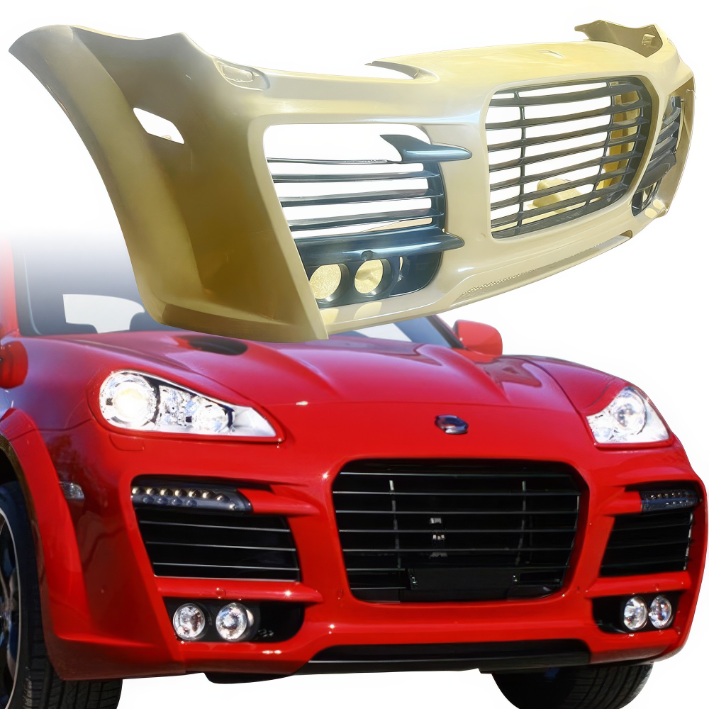 All kind of Exterior/Front Bumpers or Lips for Porsche Cayenne 2008 - 