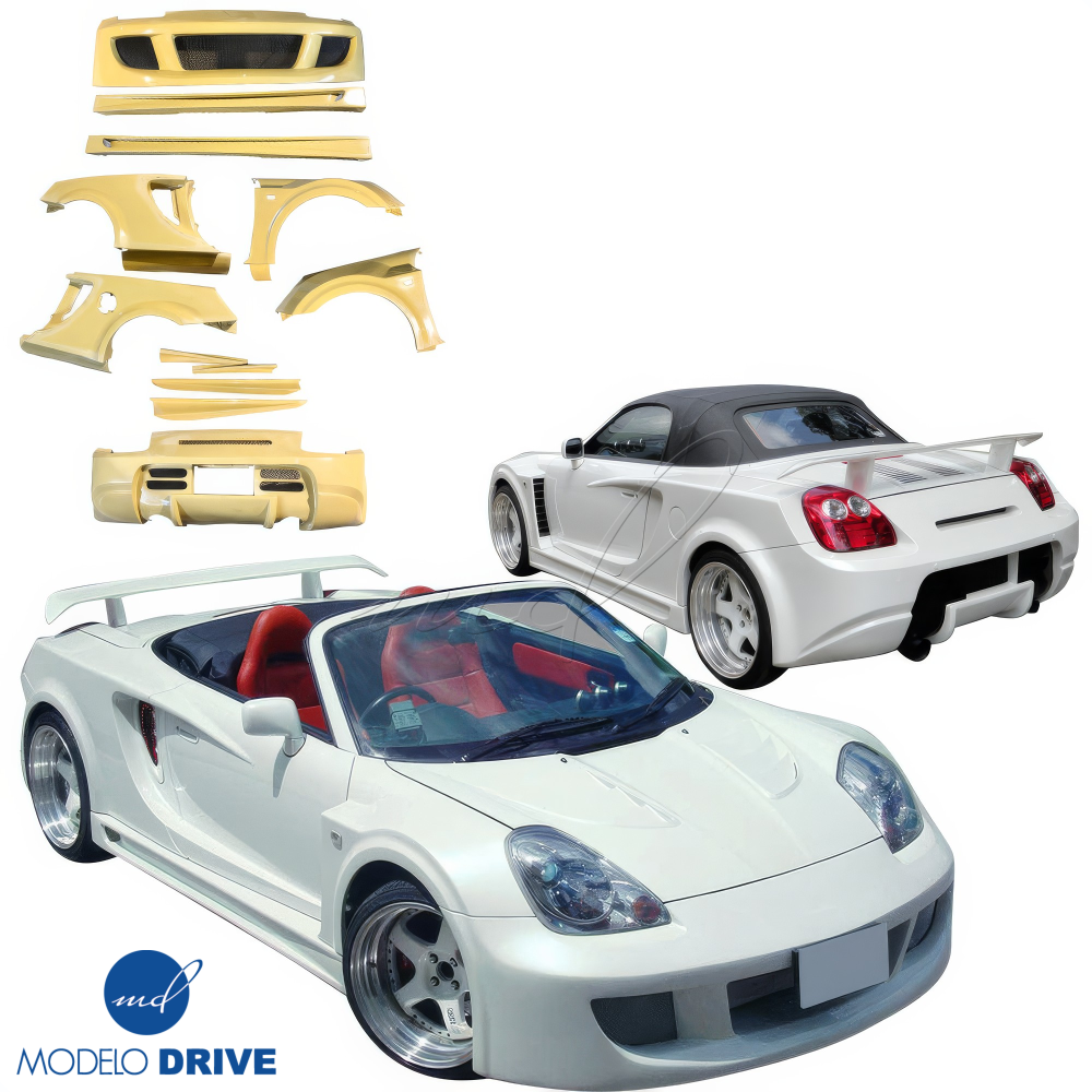 All kind of Exterior/Complete Body Kits for Toyota MR2 2000 - 