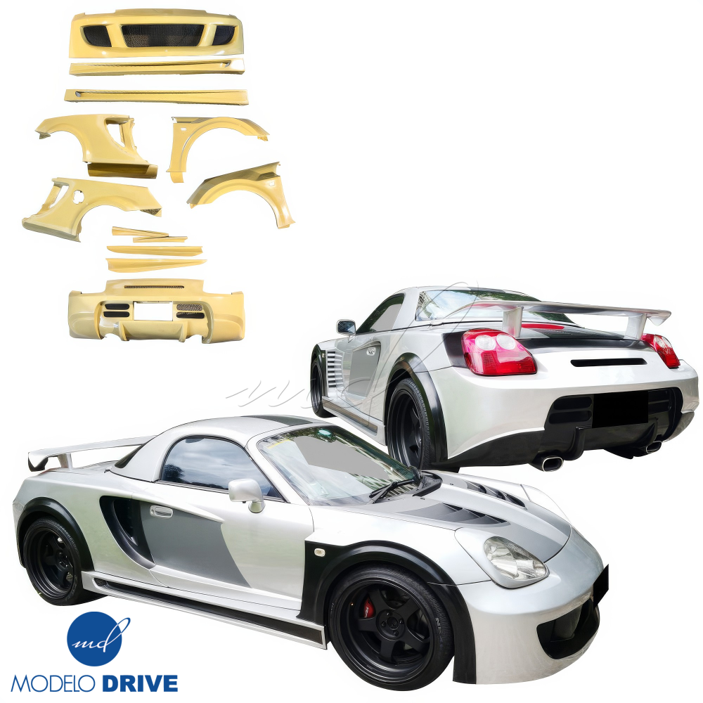 All kind of Exterior/Complete Body Kits for Toyota MR2 2000 - 