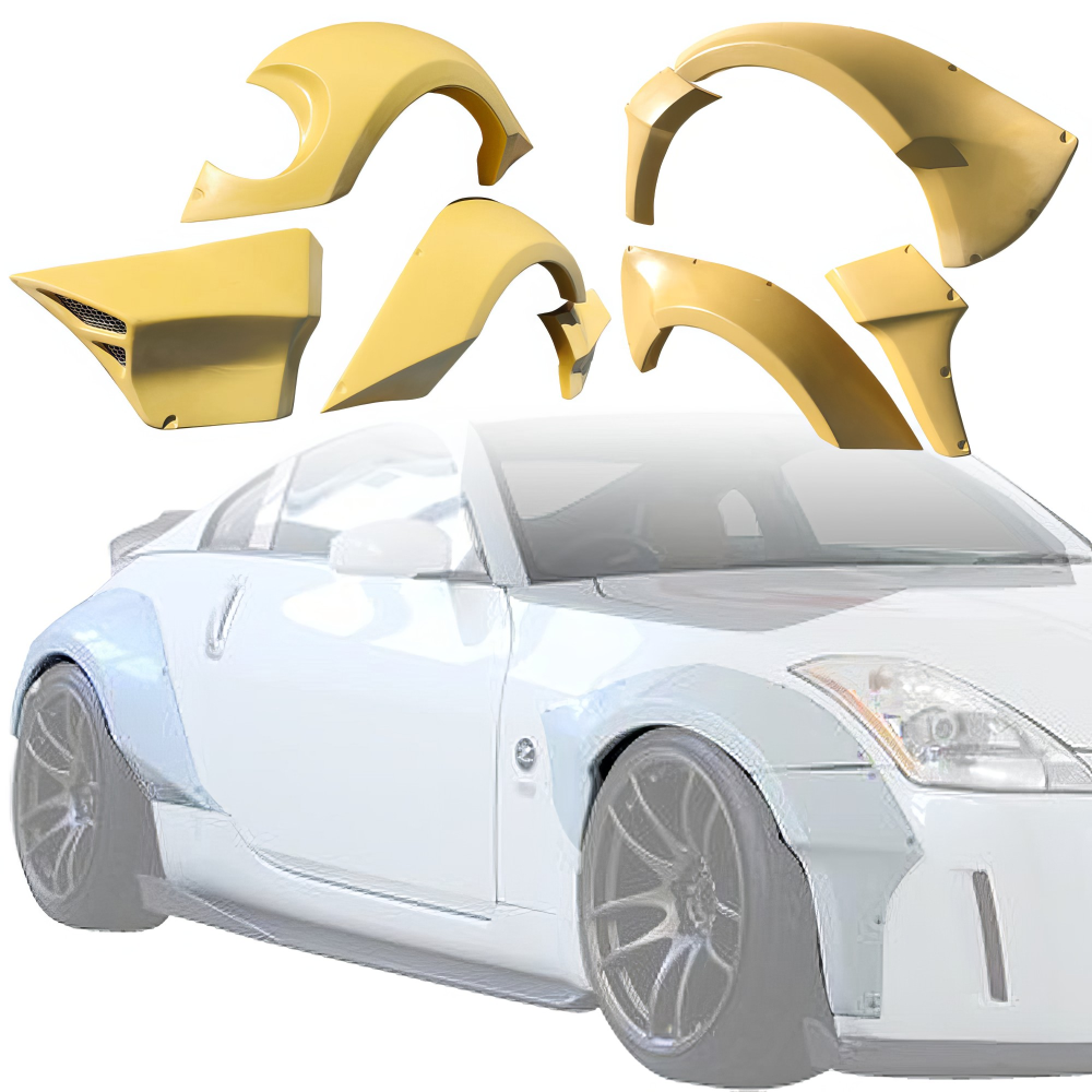 All kind of Exterior/Fenders for Nissan 350Z 2003 -