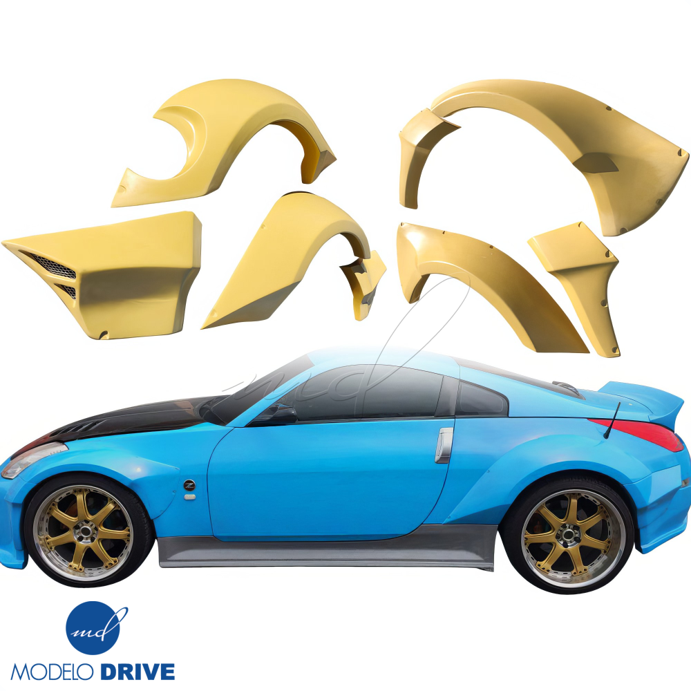 All kind of Exterior/Fenders for Nissan 350Z 2003 -