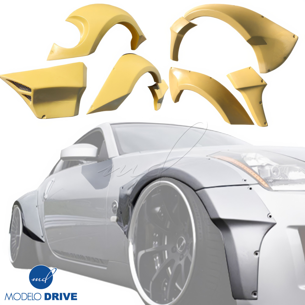 All kind of Exterior/Fenders for Nissan 350Z 2003 -