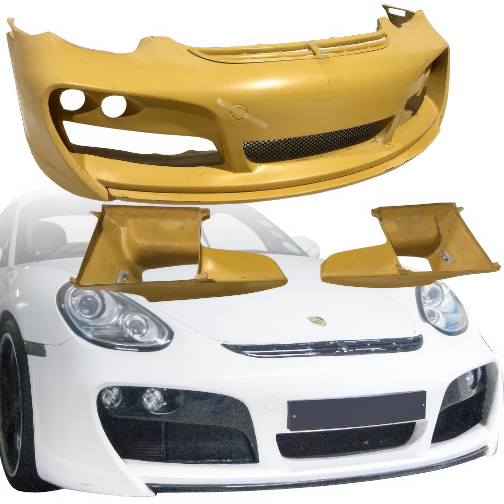 All kind of Exterior/Front Bumpers or Lips for Porsche Cayman 2006 - 