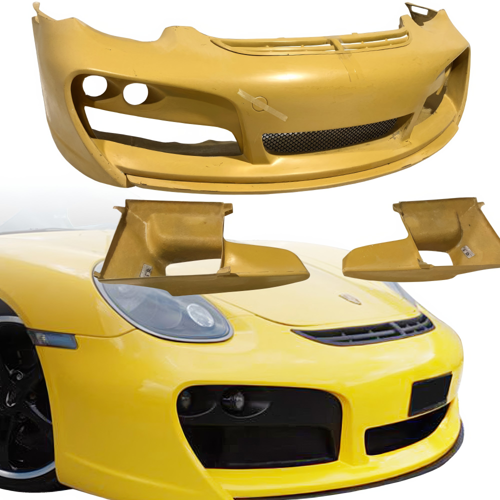 All kind of Exterior/Front Bumpers or Lips for Porsche Cayman 2006 - 