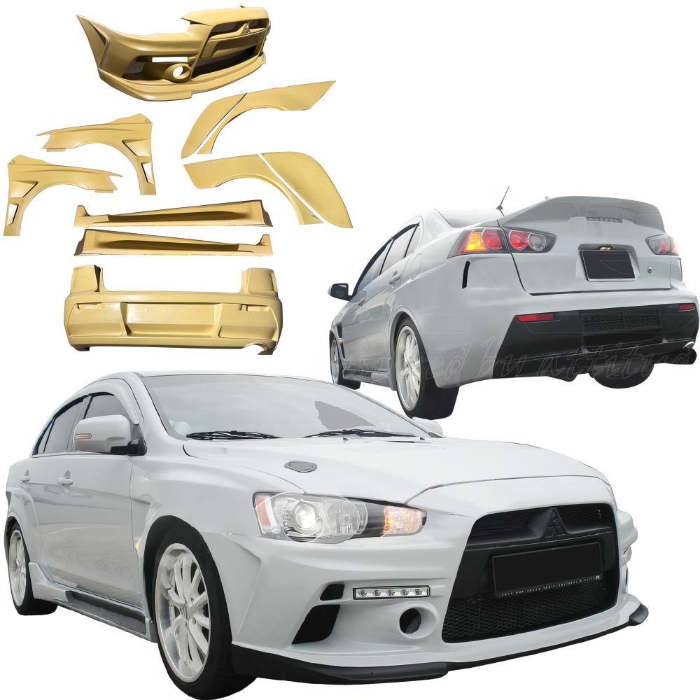 All kind of Exterior/Complete Body Kits for Mitsubishi Lancer 2010 - 