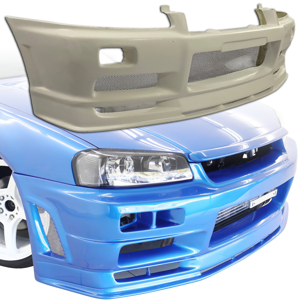 All kind of Exterior/Front Bumpers or Lips for Nissan Skyline R34 1999 - 