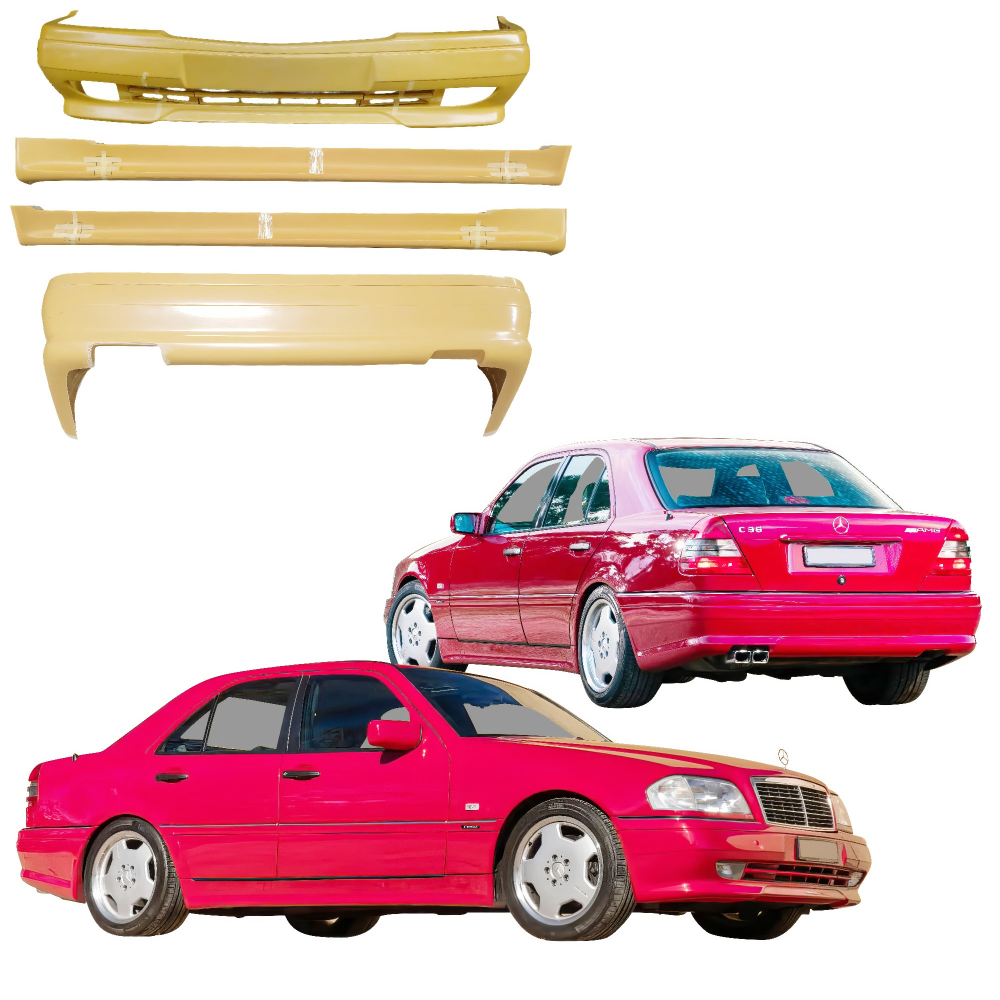 All kind of Exterior/Complete Body Kits for Mercedes-Benz C-Class 1994 - 