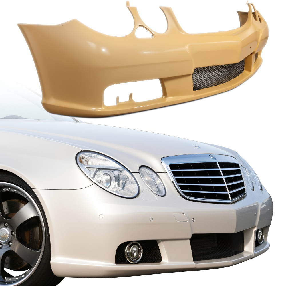 All kind of Exterior/Front Bumpers for Mercedes-Benz E-Class 2003 -