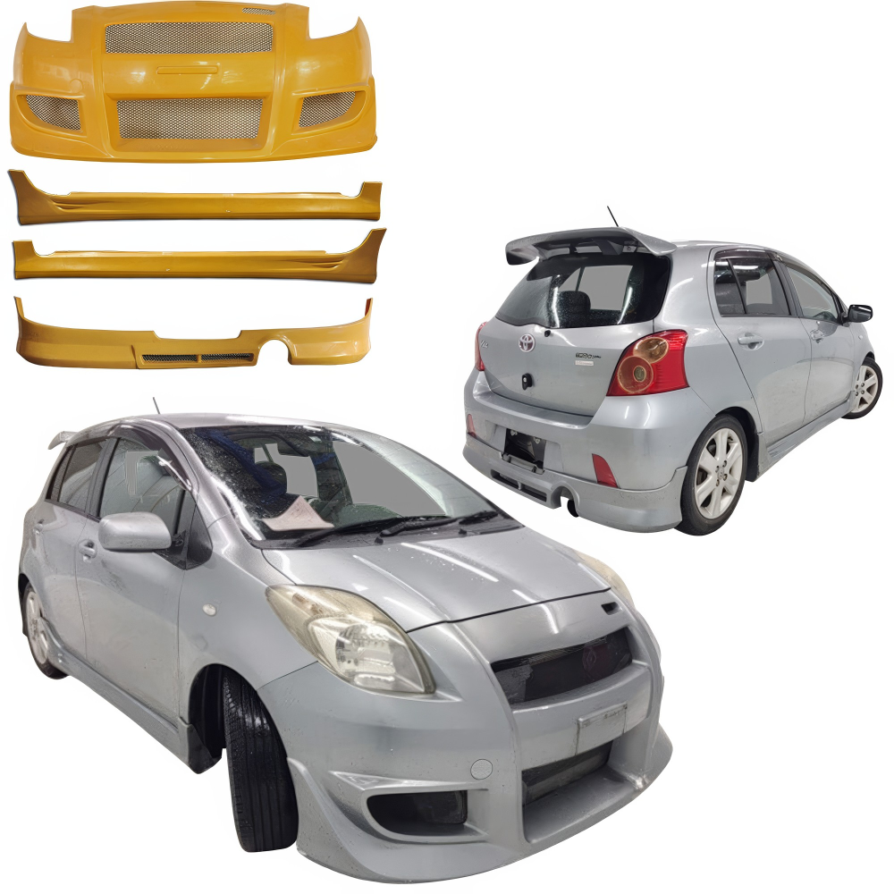 All kind of Exterior/Front Bumpers or Lips for Toyota Yaris 2007 - 