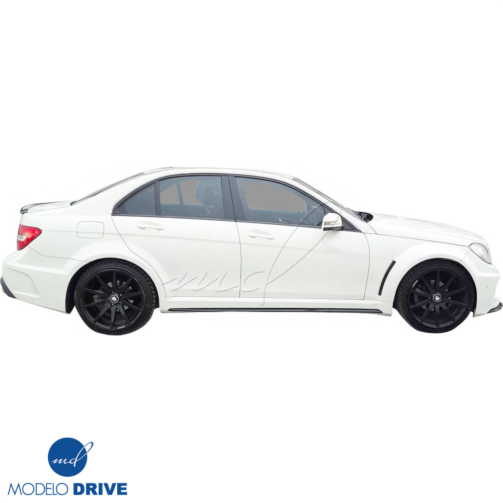 All kind of Exterior/Side Skirts for Mercedes-Benz C-Class 2008 - 