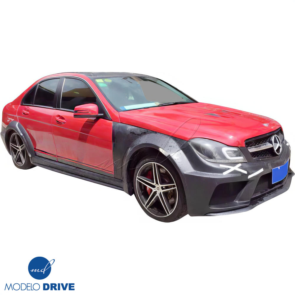 All kind of Exterior/Side Skirts for Mercedes-Benz C-Class 2008 - 