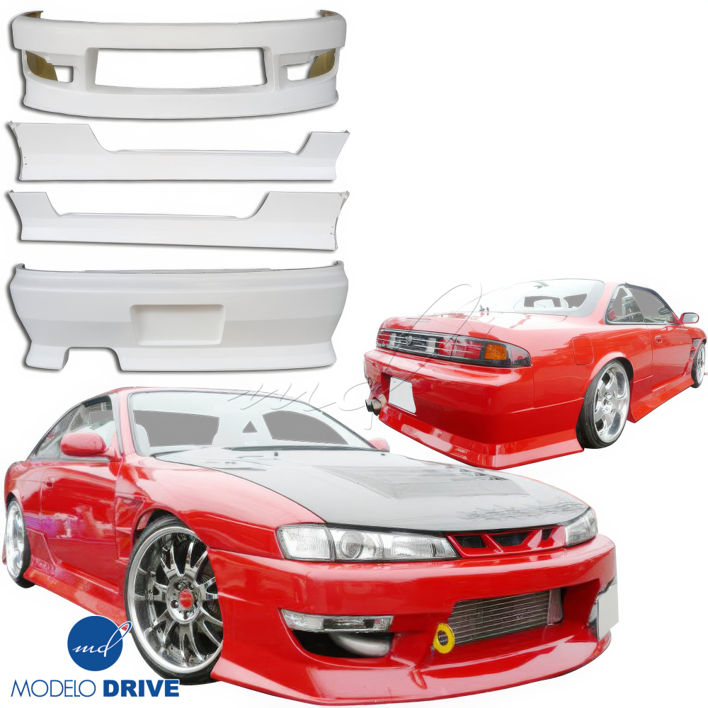 All kind of Exterior/Complete Body Kits for Nissan 240SX 1997 - 