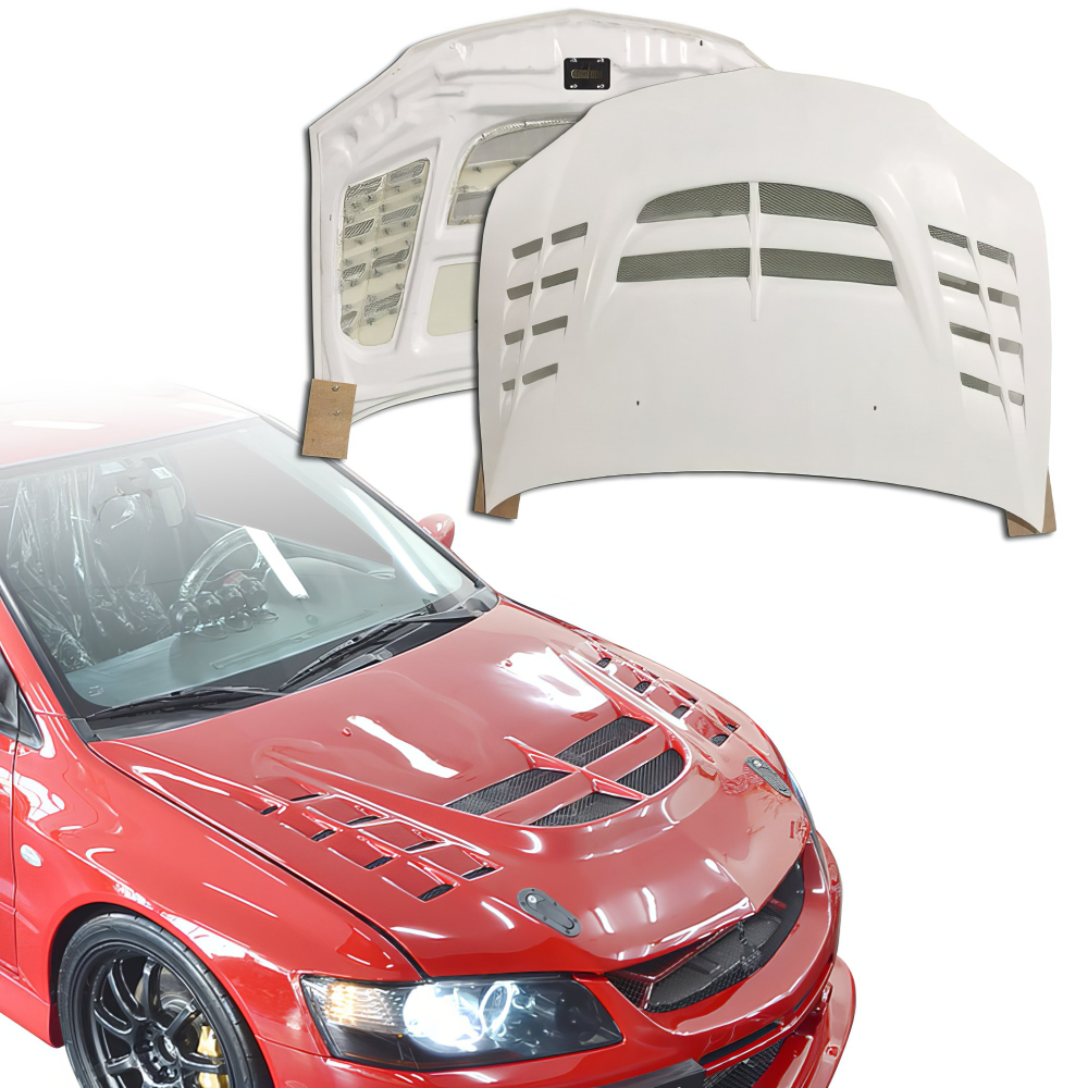 All kind of Exterior/Hoods for Mitsubishi Evolution 2003 - 