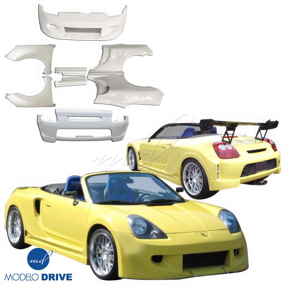 All kind of Exterior/Complete Body Kits for Toyota MR2 2000 - 