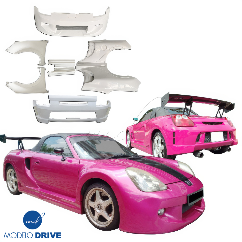 All kind of Exterior/Complete Body Kits for Toyota MR2 2000 - 