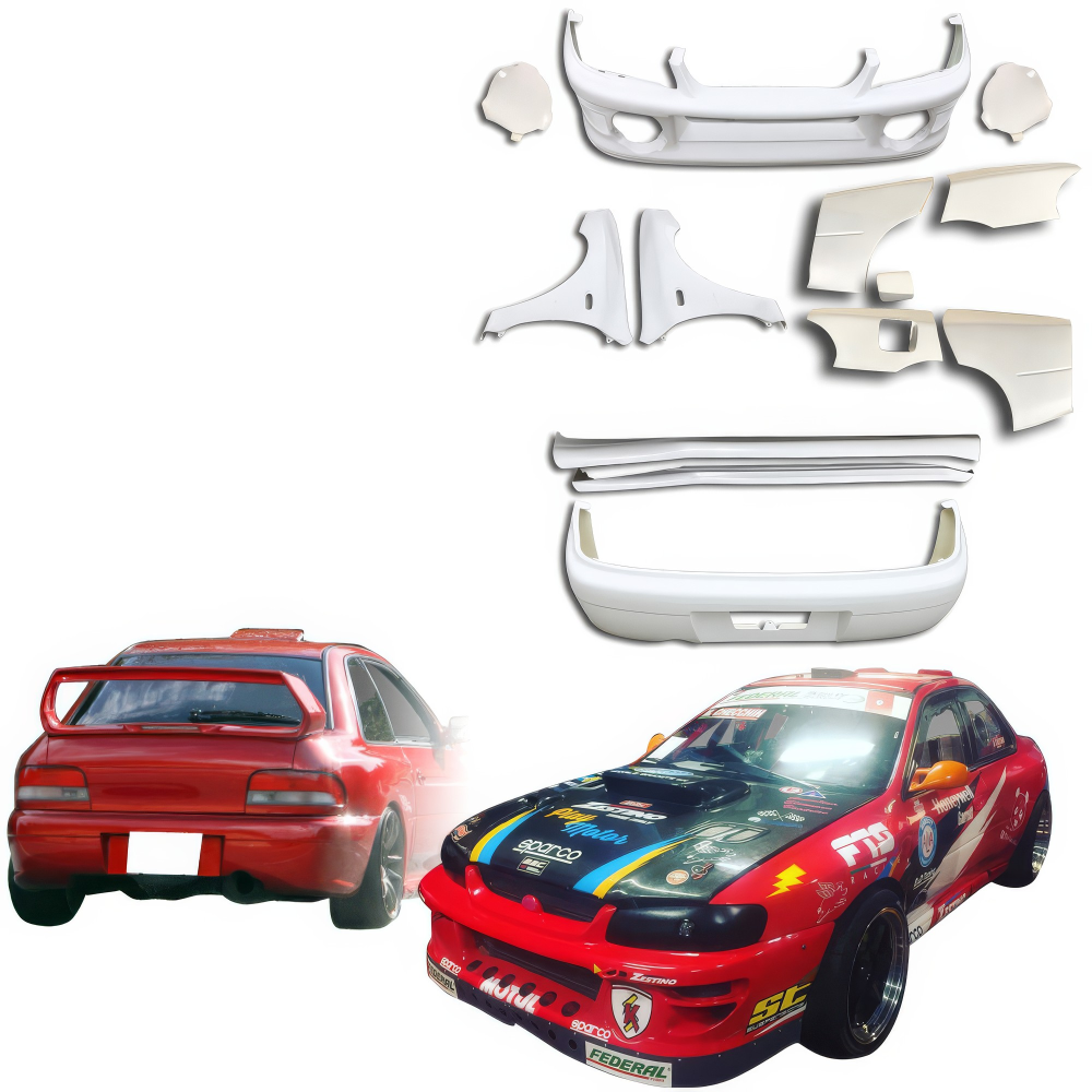 All kind of Exterior/Complete Body Kits for Subaru Impreza 1993 - 