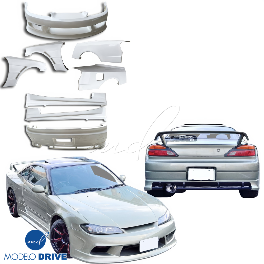 All kind of Exterior/Complete Body Kits for Nissan Silvia 1999 -