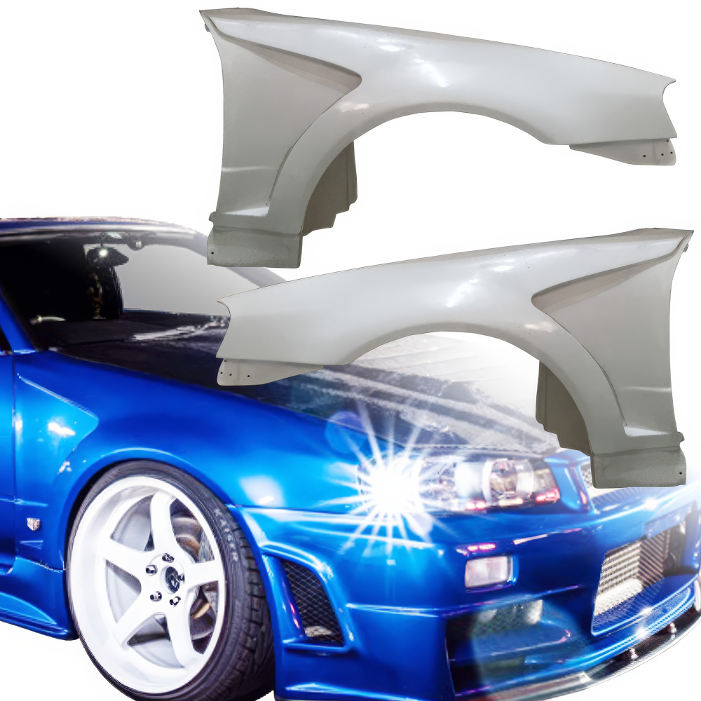 All kind of Exterior/Fenders for Nissan Skyline R34 1999 - 