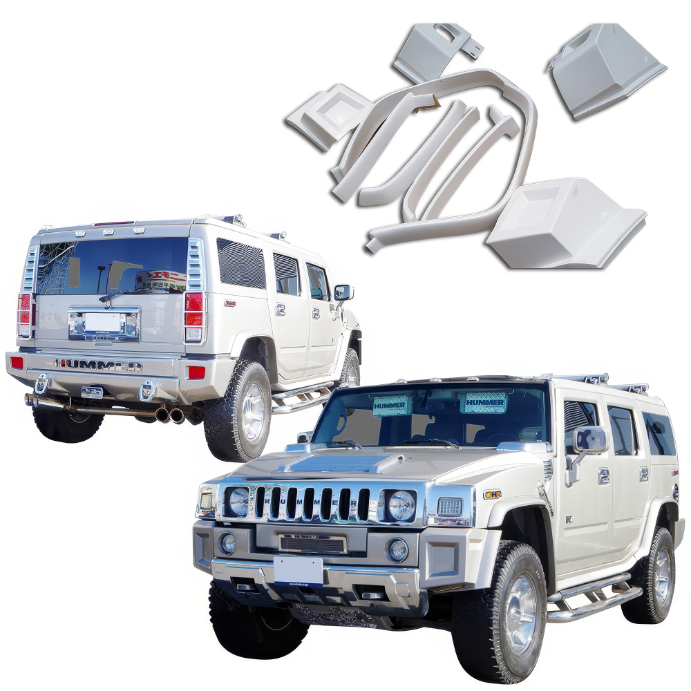 All kind of Exterior/Complete Body Kits for Hummer H2 2003 - 