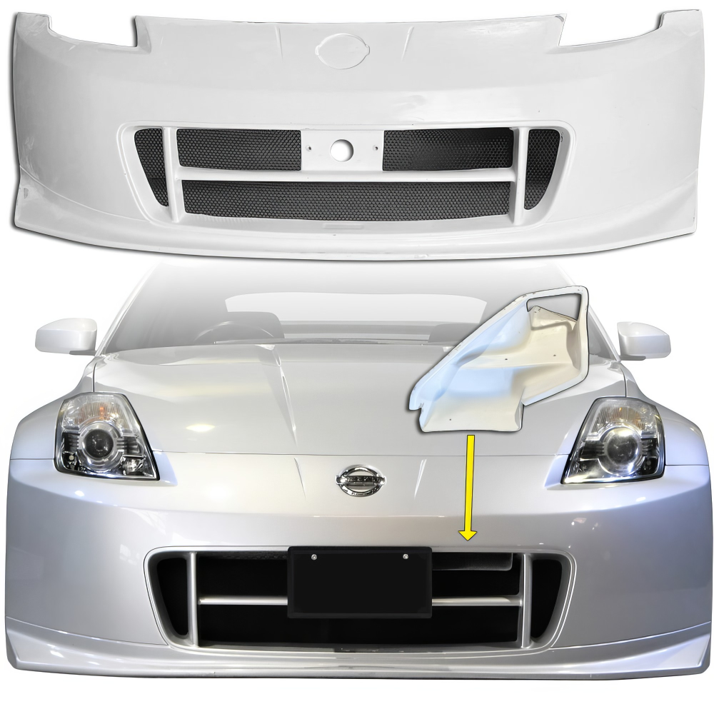 All kind of Exterior/Front Bumpers or Lips for Nissan 350Z 2003 - 