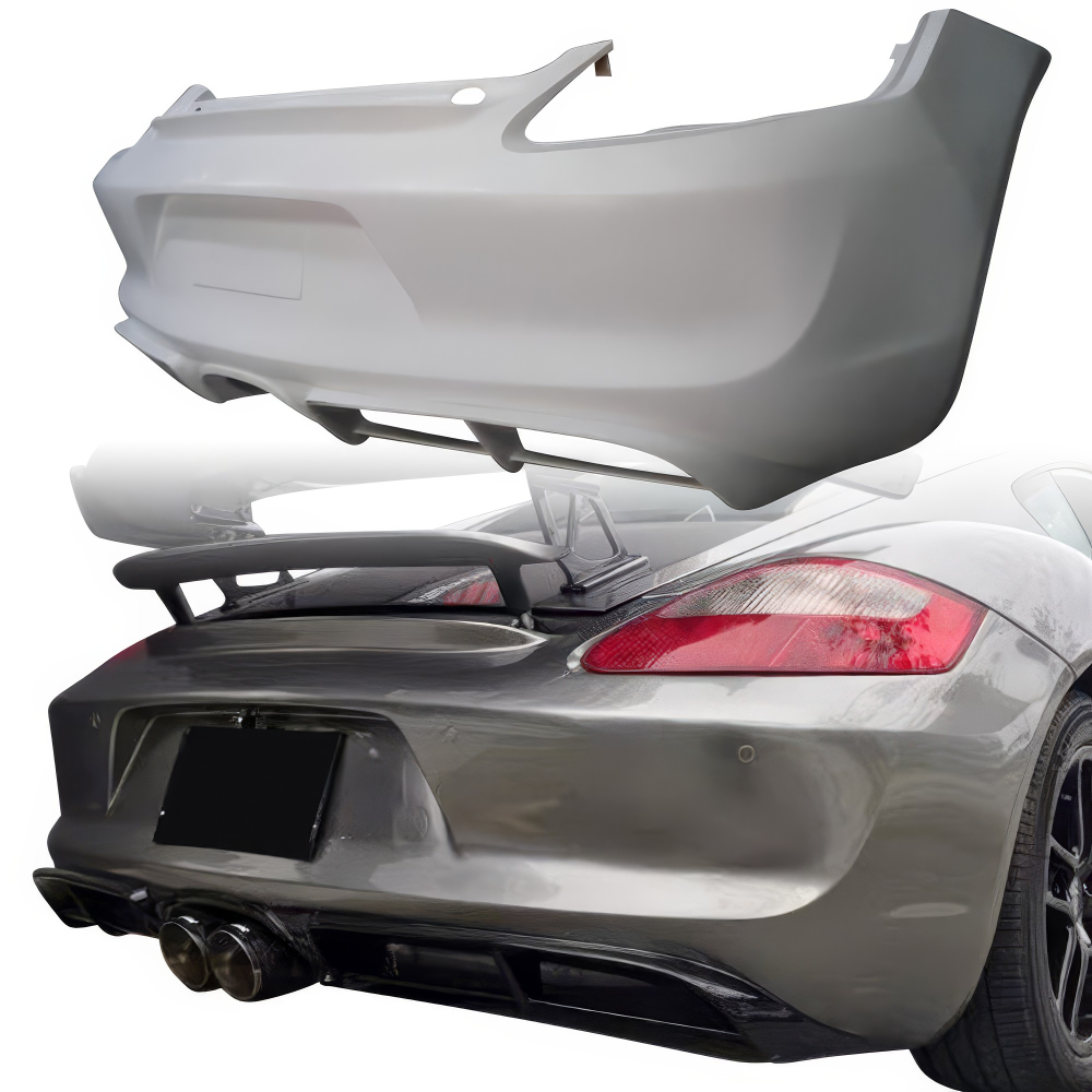 All kind of Exterior/Rear Bumpers or Lips for Porsche Cayman 2006 - 