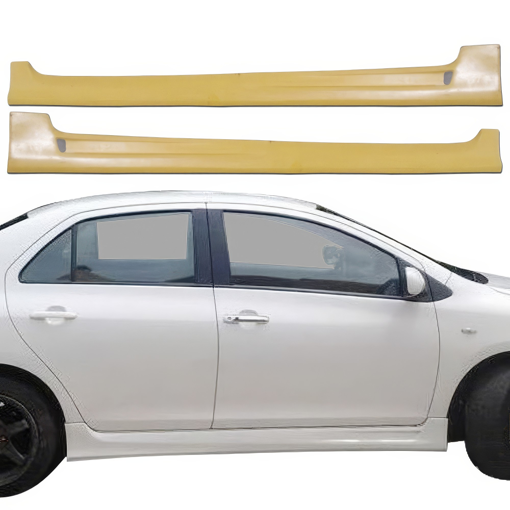 All kind of Exterior/Side Skirts for Toyota Yaris 2007 - 