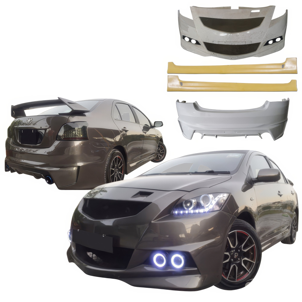 All kind of Exterior/Complete Body Kits for Toyota Yaris 2007 - 