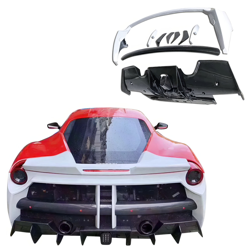 All kind of Exterior/Diffusers for Ferrari 488 2016 - 