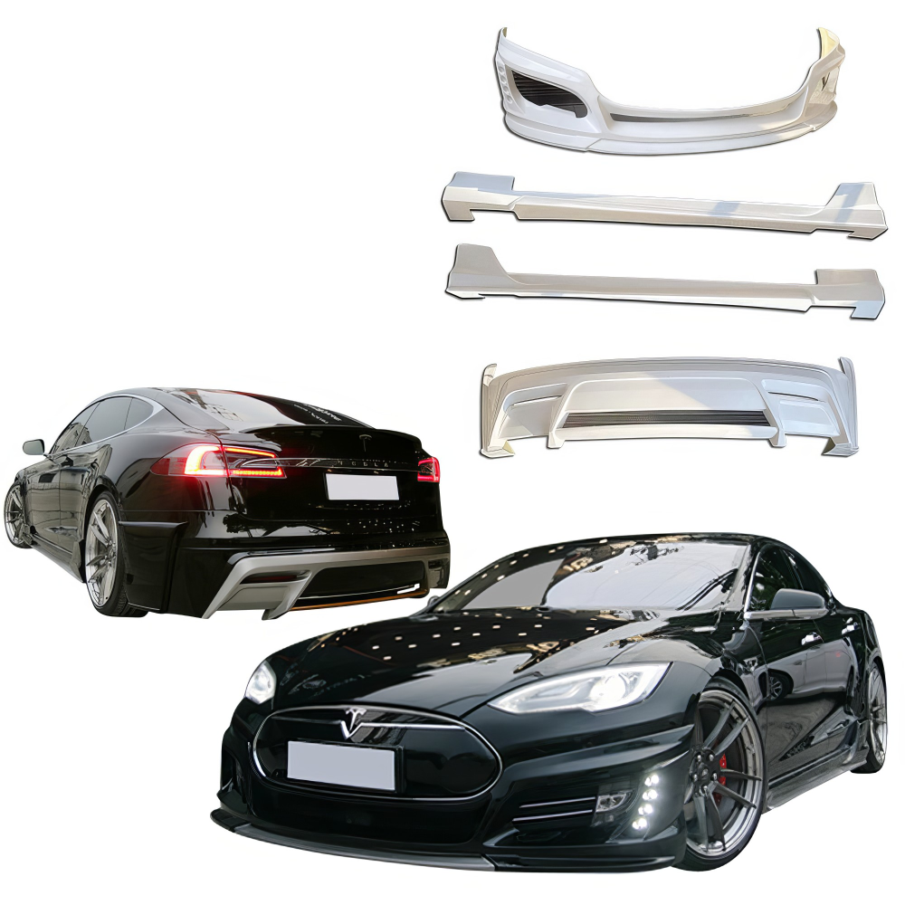 All kind of Exterior/Complete Body Kits for Tesla S 2012 - 