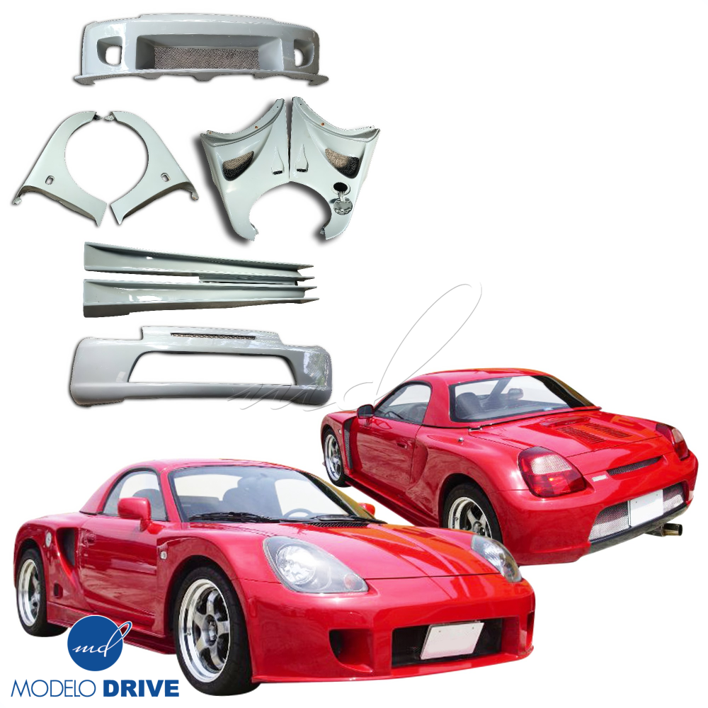 All kind of Exterior/Complete Body Kits for Toyota MR2 2000 - 