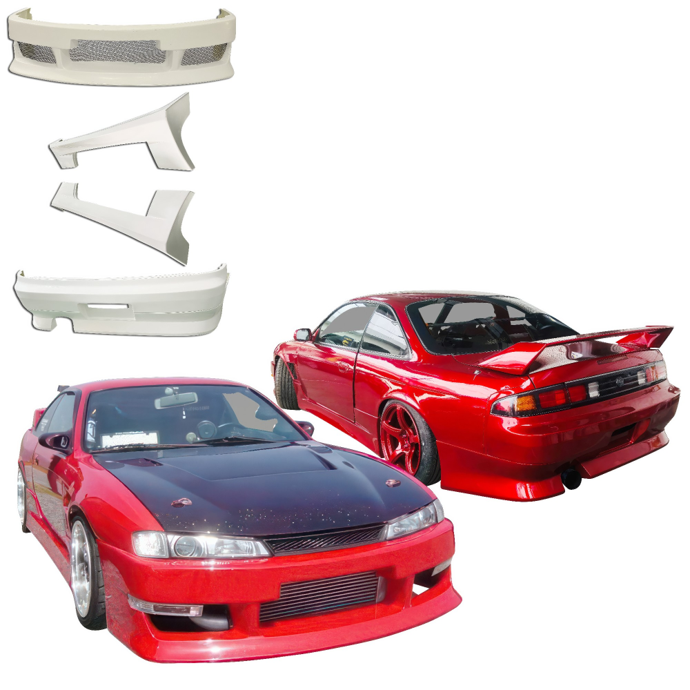 All kind of Exterior/Complete Body Kits for Nissan 240SX 1997 - 