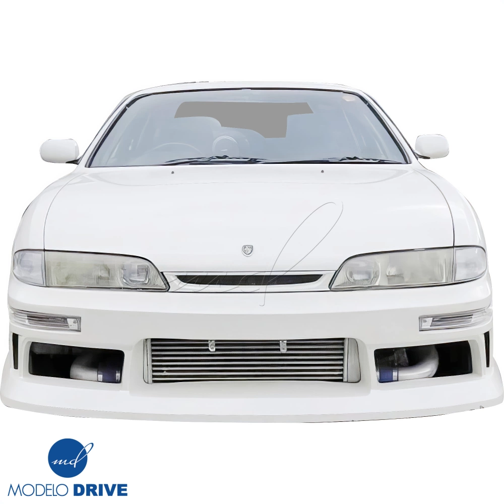 kinaページです。 ModeloDrive FRP MSPO Front Bumper > Nissan 240SX (S14) 1995-1996