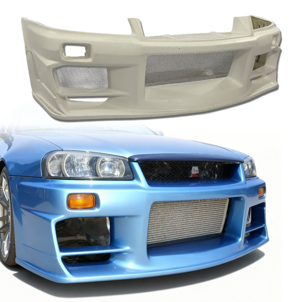 All kind of Exterior/Front Bumpers for Nissan Skyline (R34) GTR 1999 -