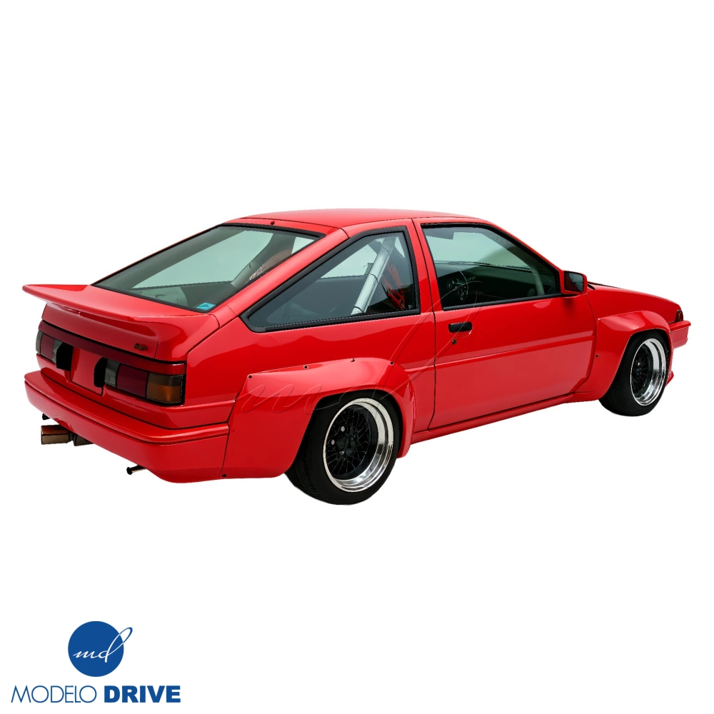 FRP TD N2 Fender Flares (rear) > Toyota Corolla (AE86) Trueno 84