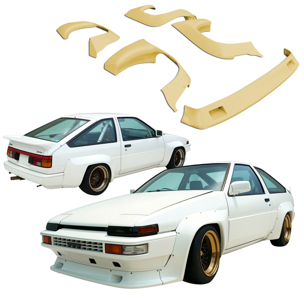 All kind of Exterior/Complete Body Kits for Toyota Corolla 1984 - 
