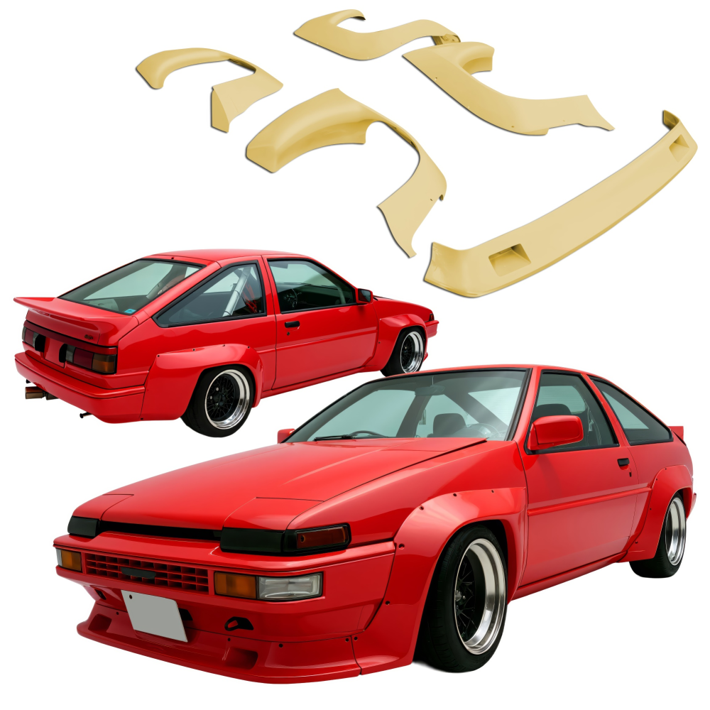 All kind of Exterior/Complete Body Kits for Toyota Corolla 1984 - 