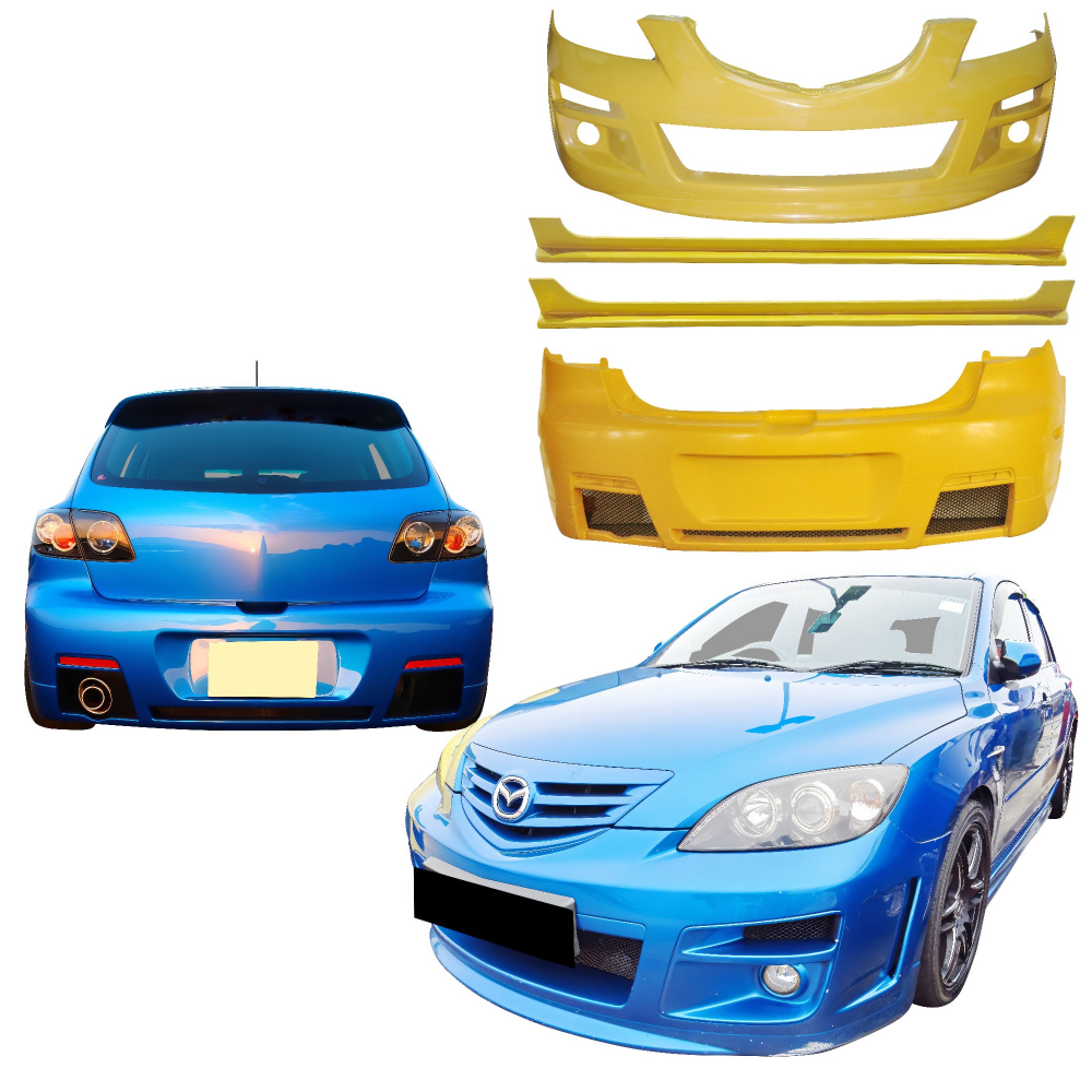 All kind of Exterior/Complete Body Kits for Mazda 3 2004 -