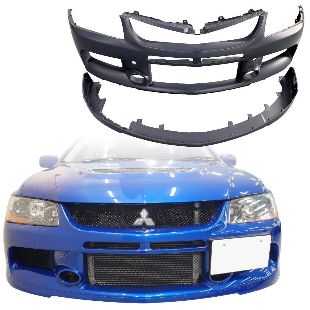 All kind of Exterior/Front Bumpers or Lips for Mitsubishi Evolution 2003 - 