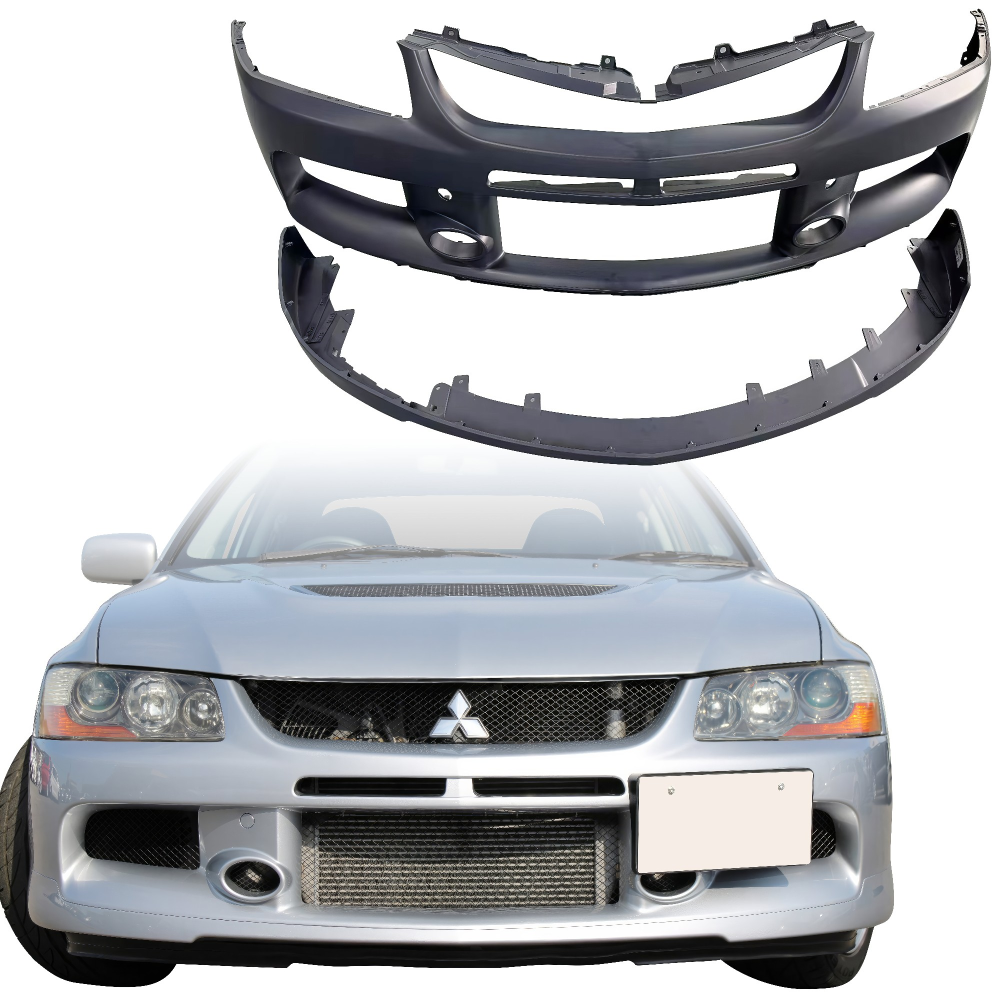 All kind of Exterior/Front Bumpers or Lips for Mitsubishi Evolution 2003 - 