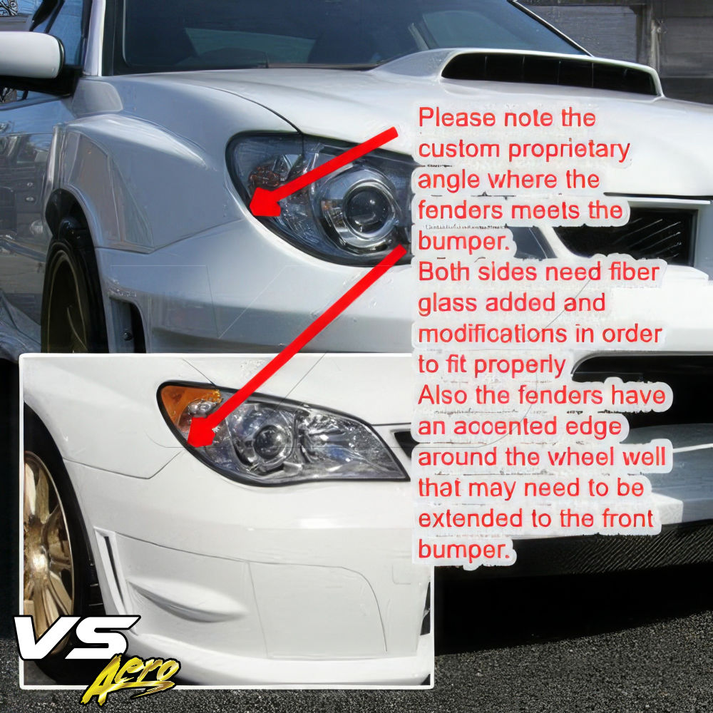 All kind of Exterior/Fenders for Subaru Impreza 2006 - 