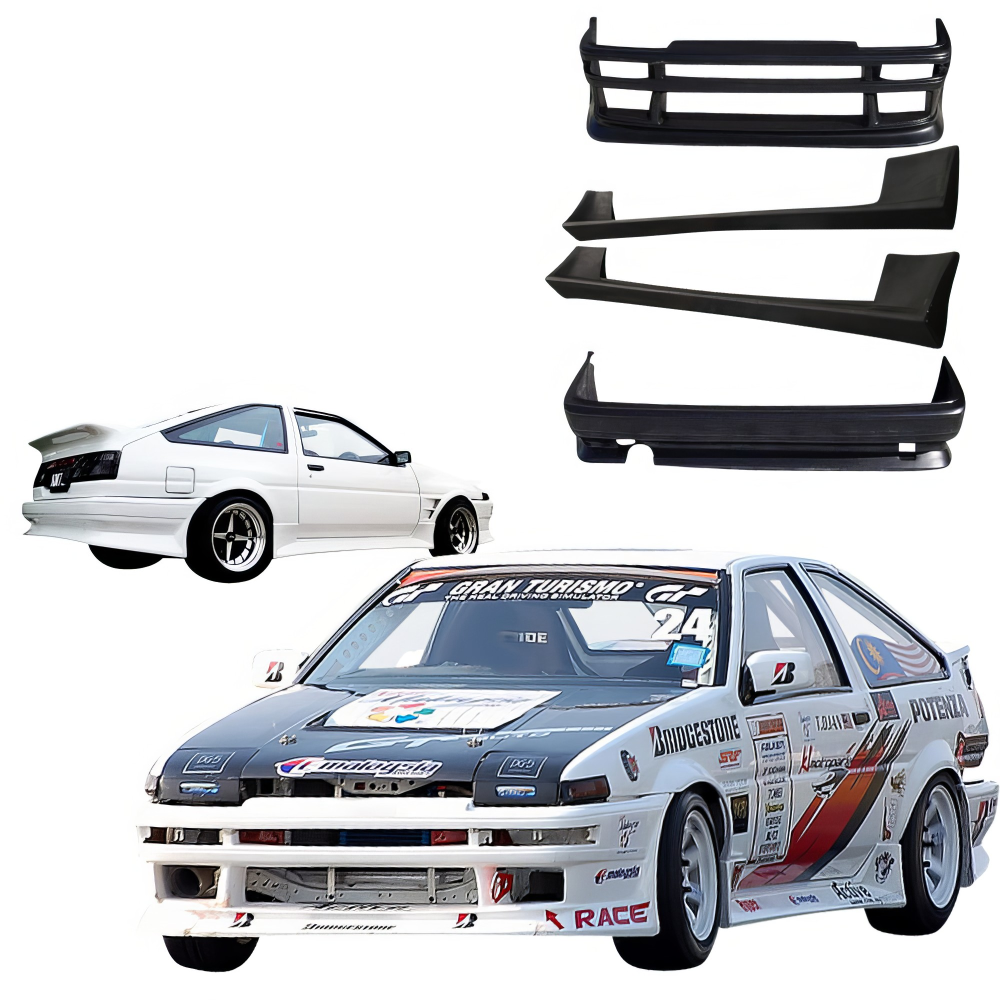 All kind of Exterior/Complete Body Kits for Toyota Corolla 1984 - 