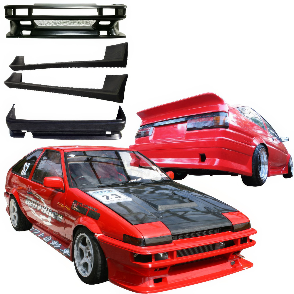 All kind of Exterior/Complete Body Kits for Toyota Corolla 1984 - 