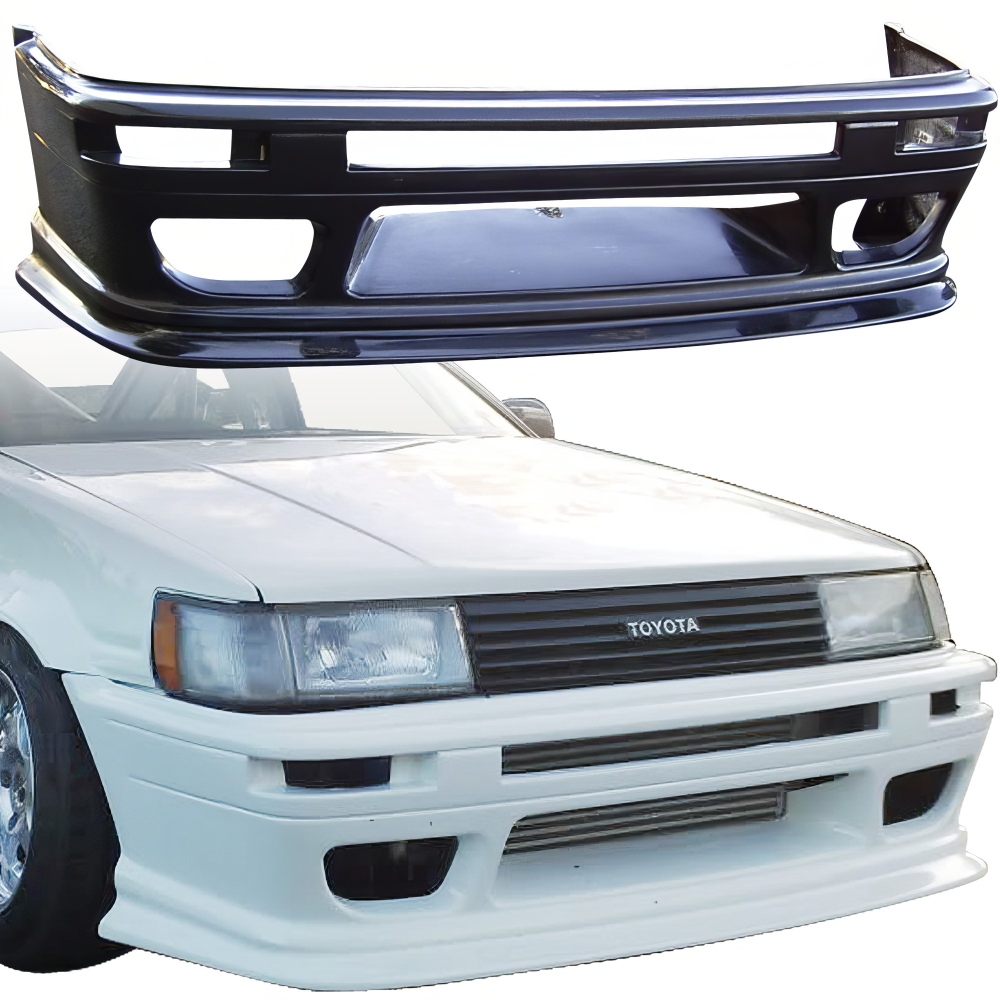 All kind of Exterior/Front Bumpers or Lips for Toyota Corolla 1984 - 