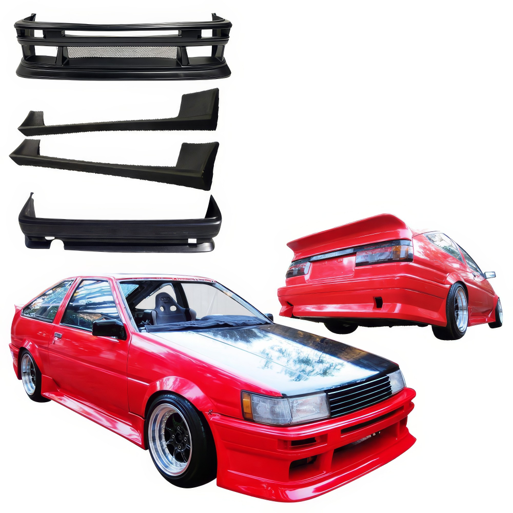 All kind of Exterior/Complete Body Kits for Toyota Corolla 1984 - 