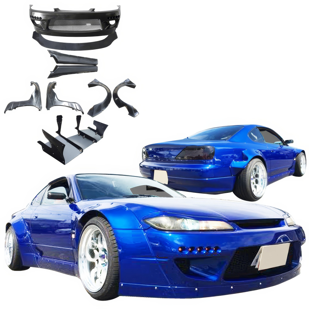 All kind of Exterior/Complete Body Kits for Nissan Silvia 1999 - 