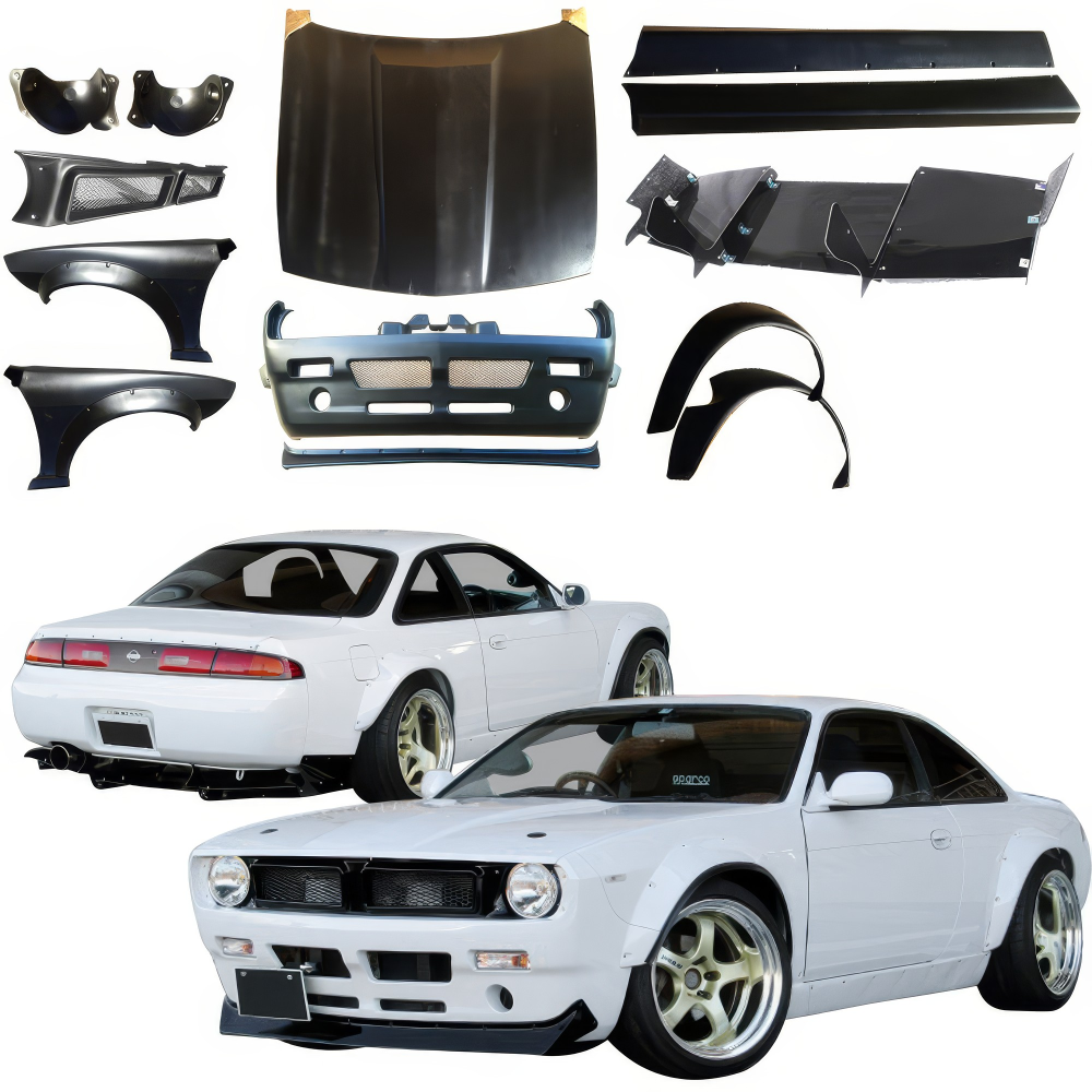 All kind of Exterior/Complete Body Kits for Nissan 240SX 1995 - 