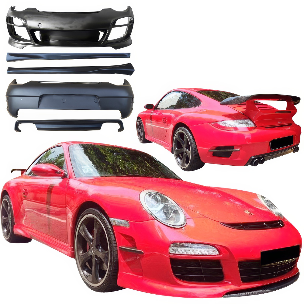 All kind of Exterior/Complete Body Kits for Porsche 911 2009 - 