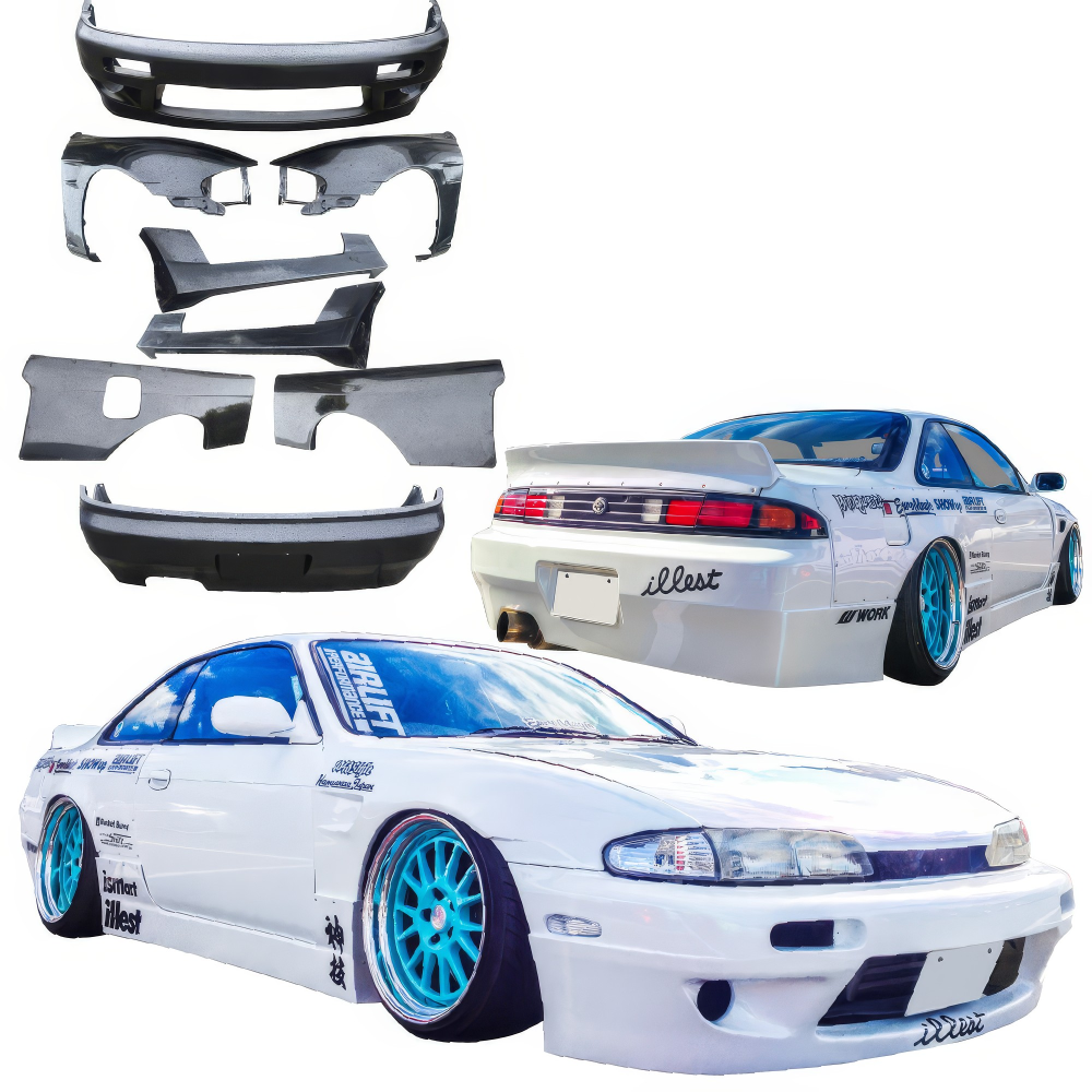 All kind of Exterior/Complete Body Kits for Nissan 240SX 1995 - 