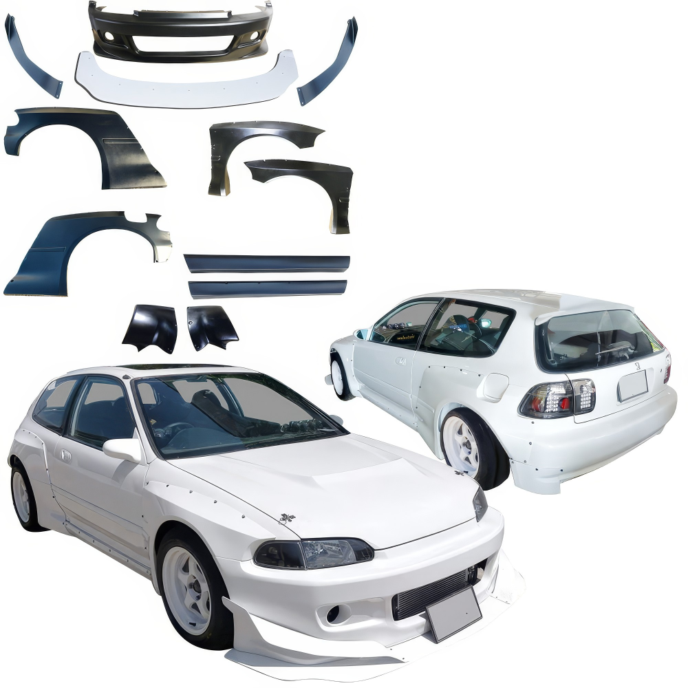 All kind of Exterior/Complete Body Kits for Honda Civic 1992 - 