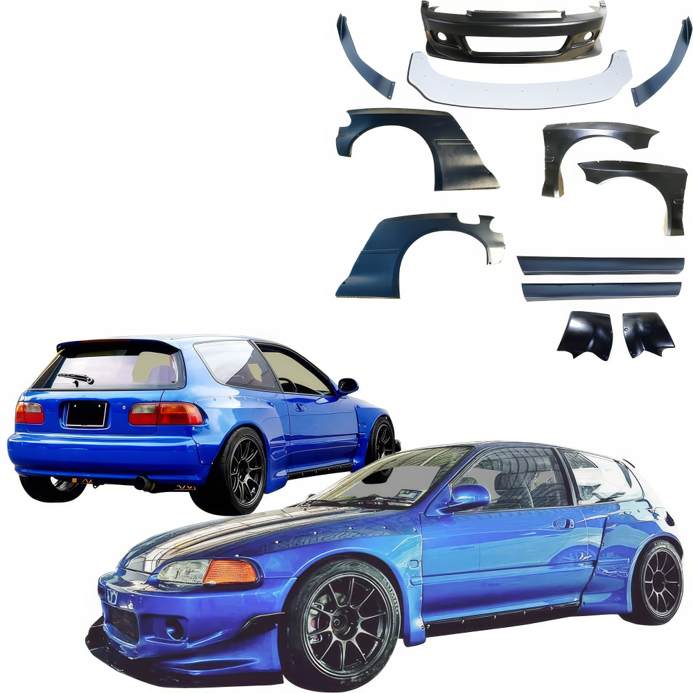 All kind of Exterior/Complete Body Kits for Honda Civic 1992 - 